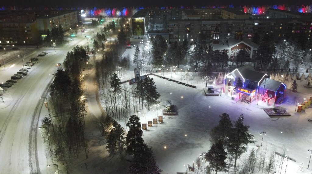 На Ямале продолжают модернизировать уличное освещение