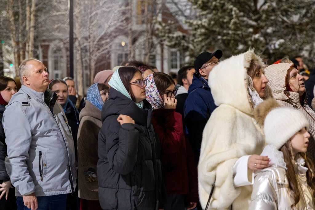 Православные верующие встретили светлый праздник Пасхи