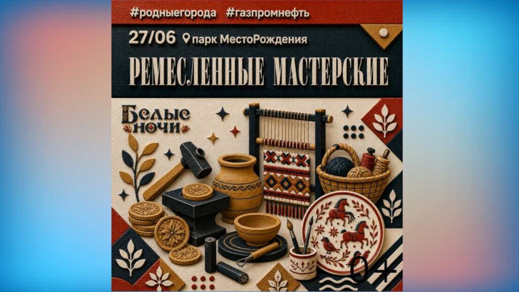 Ремесленные мастерские откроют на фестивале «Белые ночи»