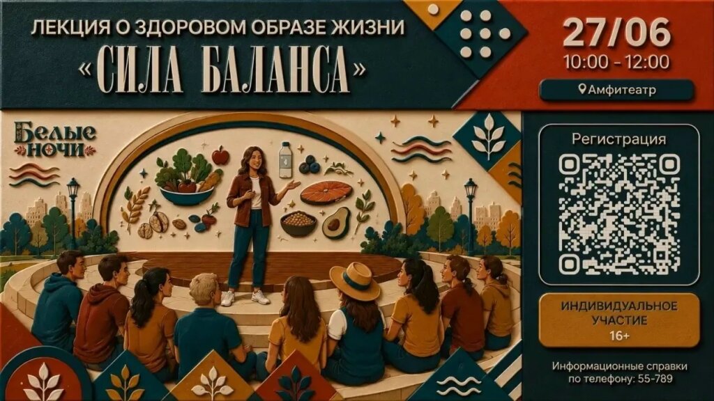 На фестивале «Белые ночи» расскажут о правильном питании